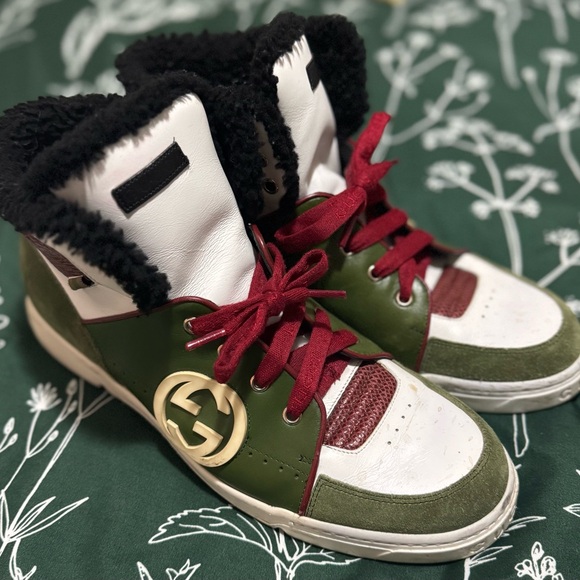 Gucci Other - Gucci high tops, size 9 US.  Used, not box. 100% authentic